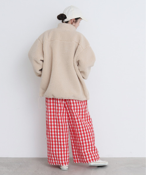 CHILD WOMAN(チャイルドウーマン)の「リサイクルボア ブルゾン(ブルゾン・レディース・ブラック/ベージュ/ピンク・FREE)」の16枚目の写真