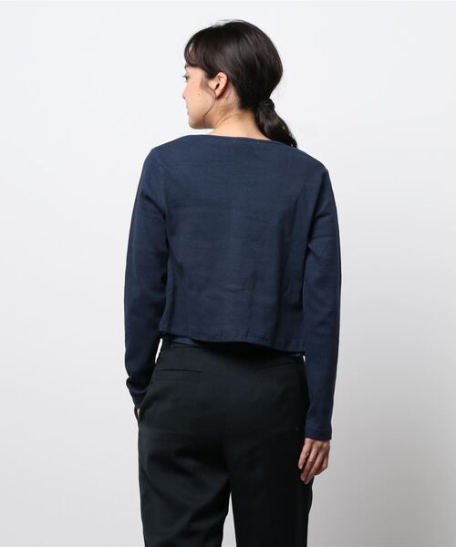 SPINNS(スピンズ)の「【セットアイテム】キャミソール+長袖カーディガン(カーディガン/ボレロ・レディース・ブラック/ネイビー/オレンジ/グリーン・ONESIZE)」の6枚目の写真