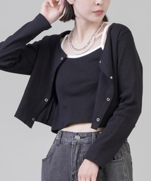 SPINNS | 【セットアイテム】キャミソール+長袖カーディガン(カーディガン/ボレロ)