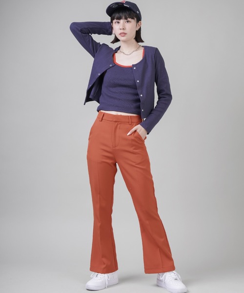 SPINNS(スピンズ)の「【セットアイテム】キャミソール+長袖カーディガン(カーディガン/ボレロ・レディース・ブラック/ネイビー/オレンジ/グリーン・ONESIZE)」の13枚目の写真