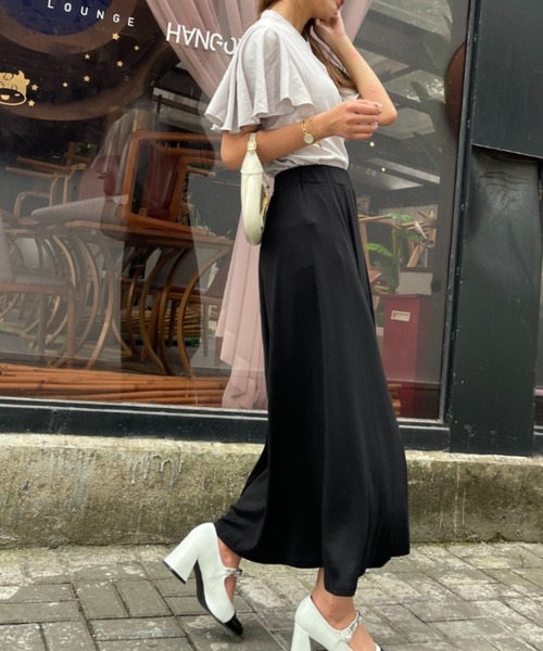 Coo+i（クーイ）の「フレア スリーブ ブラウス（シャツ/ブラウス・レディース・ホワイト/ブラック/ベージュ/ネイビー/グレー/ピンク/ブルー/ホワイト系その他/ブラック系その他/ホワイト系その他2/ブラック系その他2・M/L）」の17枚目の写真