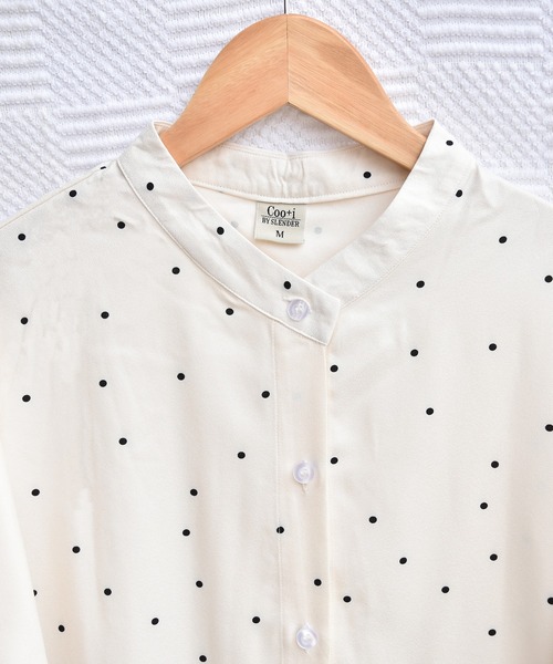 Coo+i（クーイ）の「フレア スリーブ ブラウス（シャツ/ブラウス・レディース・ホワイト/ブラック/ベージュ/ネイビー/グレー/ピンク/ブルー/ホワイト系その他/ブラック系その他/ホワイト系その他2/ブラック系その他2・M/L）」の20枚目の写真