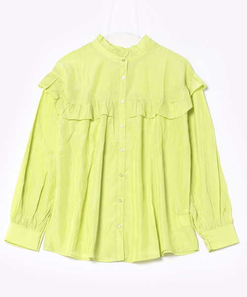 【WEB限定】フリル長袖ブラウス