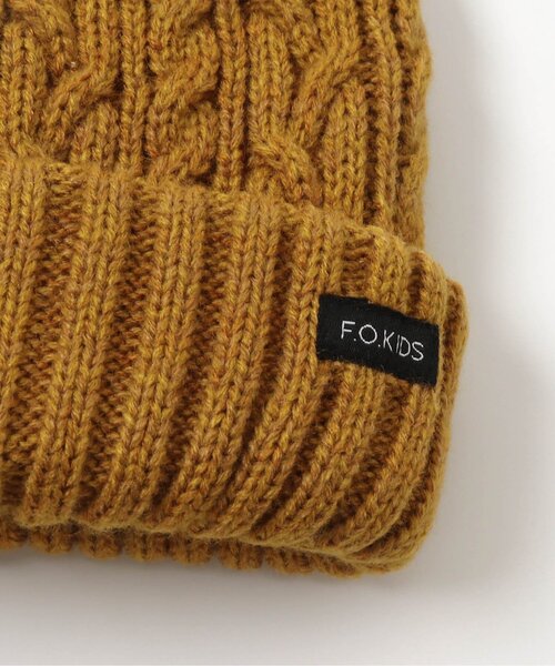 F.O.KIDS（エフオーキッズ）の「/リバーシブルニットキャップ（ニットキャップ/ビーニー・キッズ・チャコール/アイボリー/カーキ/マスタード/レッド・48/50/54/58）」の10枚目の写真