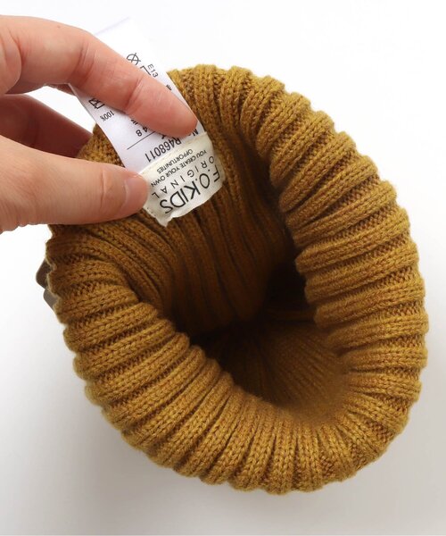 F.O.KIDS（エフオーキッズ）の「/リバーシブルニットキャップ（ニットキャップ/ビーニー・キッズ・チャコール/アイボリー/カーキ/マスタード/レッド・48/50/54/58）」の18枚目の写真