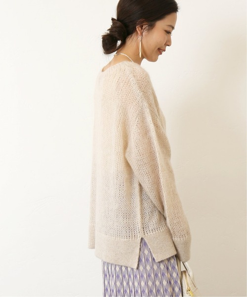 Simplicite(サンプリシテ)の「MOHAIR ニットプルオーバー◆(ニット/セーター・レディース・ホワイト/ブラウン/サックスブルー・FREE)」の9枚目の写真