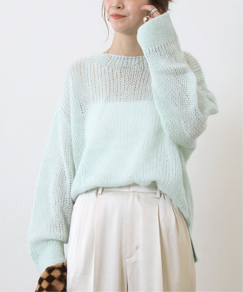 Simplicite(サンプリシテ)の「MOHAIR ニットプルオーバー◆(ニット/セーター・レディース・ホワイト/ブラウン/サックスブルー・FREE)」の10枚目の写真