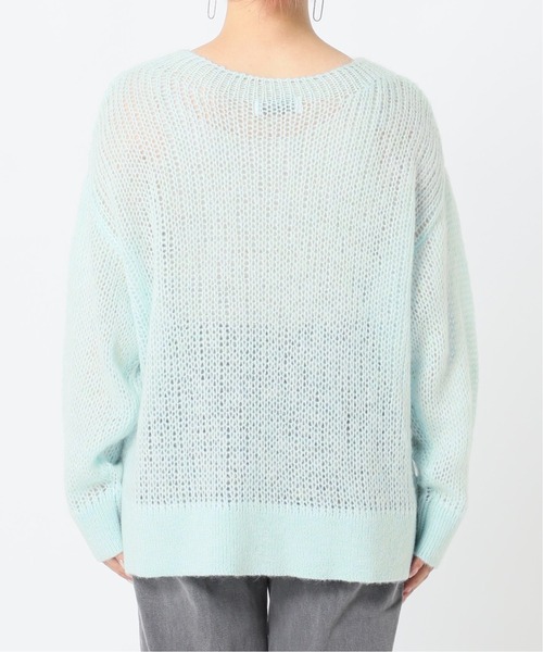 Simplicite(サンプリシテ)の「MOHAIR ニットプルオーバー◆(ニット/セーター・レディース・ホワイト/ブラウン/サックスブルー・FREE)」の15枚目の写真