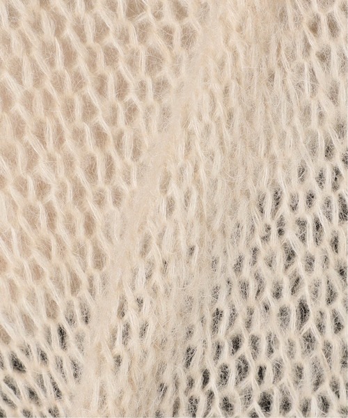 Simplicite(サンプリシテ)の「MOHAIR ニットプルオーバー◆(ニット/セーター・レディース・ホワイト/ブラウン/サックスブルー・FREE)」の8枚目の写真