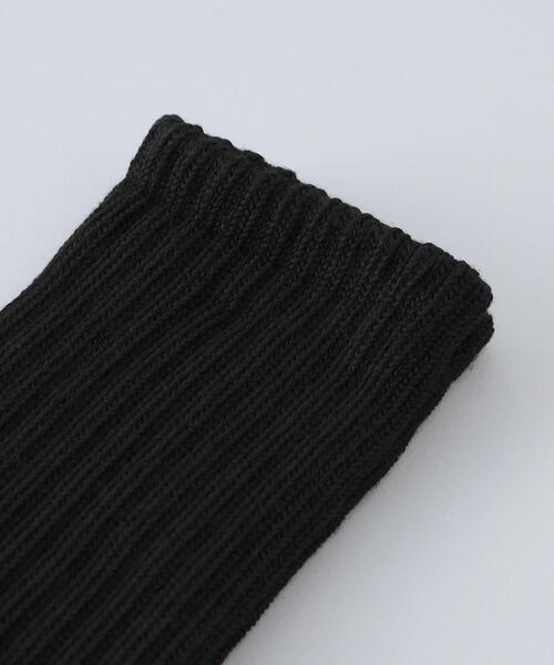 H　BEAUTY&YOUTH UNITED ARROWS（エイチビューティーアンドユースユナイテッドアローズ）の「＜H＞LOOSE REGULAR SOCKS WOMEN'S SIZE/ソックス（ソックス/靴下・メンズ・ホワイト/ブラック/ベージュ/ライム・FREE）」の5枚目の写真