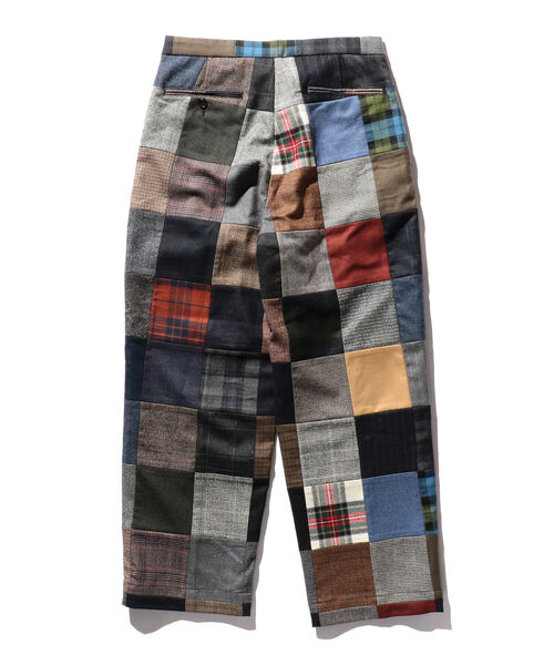 BEAMS PLUS / コーデュロイ パッチワークプリント ワンタックパンツ プリントの底力｜ビームス 梅田｜BEAMS