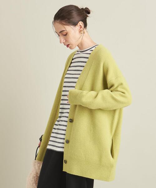 ユナイテッドアローズ BEAUTY&YOUTH 春 ニット カーデ マスタード Cardigan｜TOPS｜ユナイテッドアローズ（UNITED ARROWS）｜WOMEN｜2024
