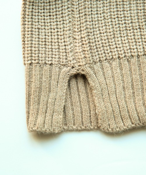SUGAR BISKET(シュガービスケット)の「襟付きハイゲージニットトップス(ニット/セーター・レディース・ベージュ/ブラック/ブラウン/アイボリー・フリー)」の10枚目の写真