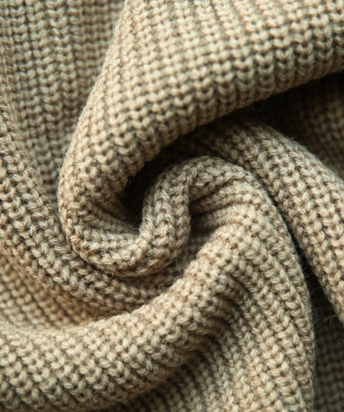 SUGAR BISKET(シュガービスケット)の「襟付きハイゲージニットトップス(ニット/セーター・レディース・ベージュ/ブラック/ブラウン/アイボリー・フリー)」の17枚目の写真