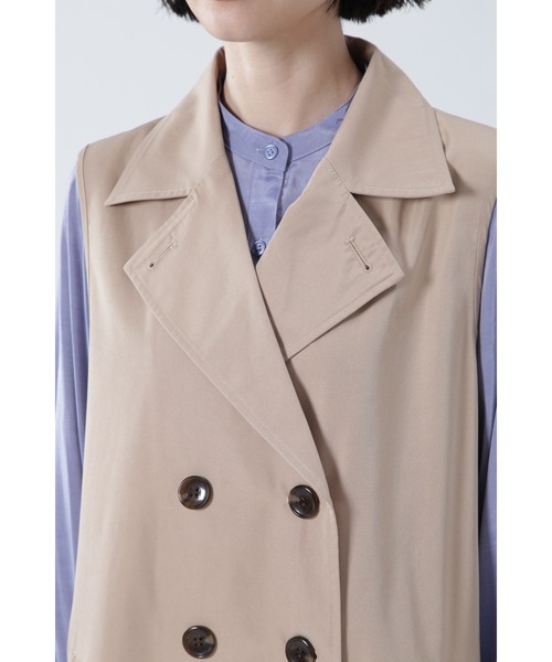 ROSE BUD（ローズバッド）の「レイヤードトレンチ（トレンチコート・レディース・ブラック/ベージュ/カーキ・FREE）」の22枚目の写真