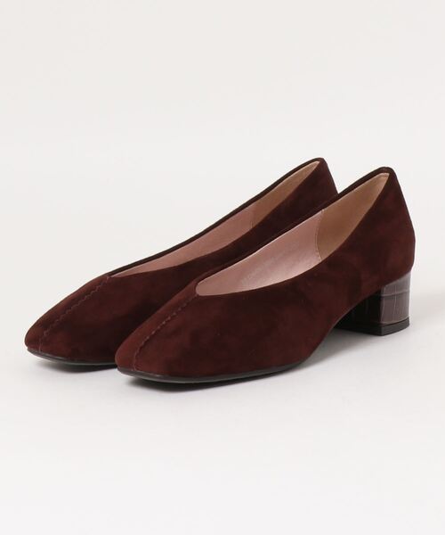 carino(カリーノ)の「スクエアトゥパンプス(パンプス・レディース・その他5/ブルーグレー/ブラック・23.5cm/23cm/24cm/24.5cm/22.5cm)」の8枚目の写真