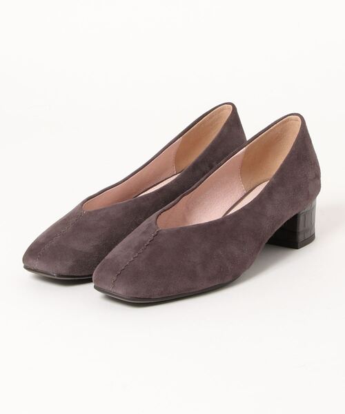 carino(カリーノ)の「スクエアトゥパンプス(パンプス・レディース・その他5/ブルーグレー/ブラック・23.5cm/23cm/24cm/24.5cm/22.5cm)」の9枚目の写真