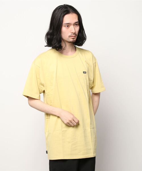 VANS(バンズ)の「VANS ヴァンズ M OFF THE WALL CLASSIC SS ショートスリーブ VN0A49R7ZB8 DRIED MOSS(Tシャツ/カットソー・メンズ・グリーン・LARGE/X-LARGE/SMALL/MEDIUM)」の1枚目の写真