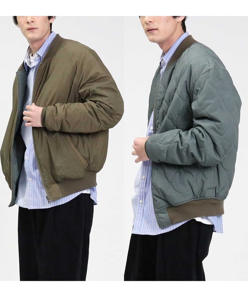 BACK NUMBER（バックナンバー）の「【BACK NUMBER】リバーシブルＭＡ－１（MA-1・メンズ・ベージュ/オリーブ/ブラック・XL/L/M）」の3枚目の写真