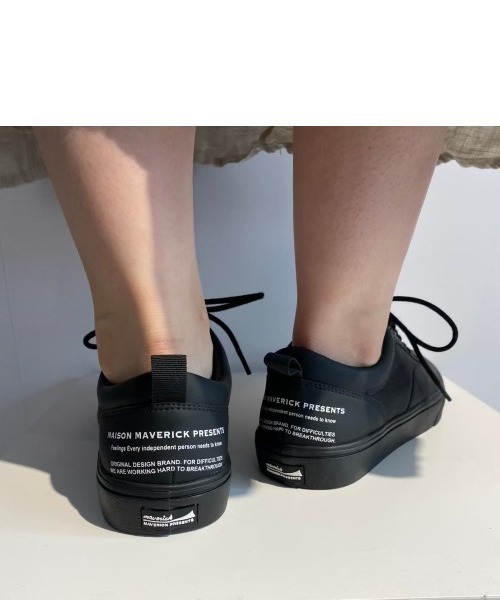 MAISON MAVERICK PRESENTS（メゾンマベリックプレゼンツ）の「MAISON MAVERICK PRESENTS（メゾン・マベリック・プレゼンツ）M2097/ローカットスニーカー/ゴアテックス（スニーカー・レディース・ブラック/カーキ・23/24/22.5/24.5/23.5）」の10枚目の写真