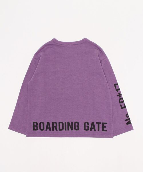 F.P（エフピー）の「ポケット付きトレーナー（Tシャツ/カットソー・キッズ・パープル/イエロー・170cm/160cm/140cm/130cm/150cm/120cm）」の3枚目の写真