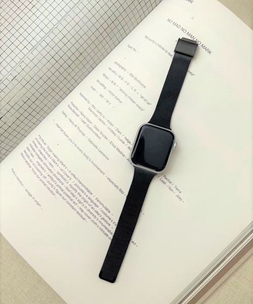 Me%（ミィパーセント）の「AppleWatchスリムメッシュバンド【UNISEX