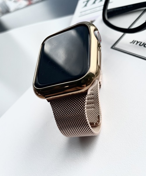 Me%（ミィパーセント）の「AppleWatchスリムメッシュバンド【UNISEX】【全サイズ対応】（デジタル腕時計・レディース・ライトピンク/シルバー/ブラック・LARGE/MEDIUM）」の13枚目の写真