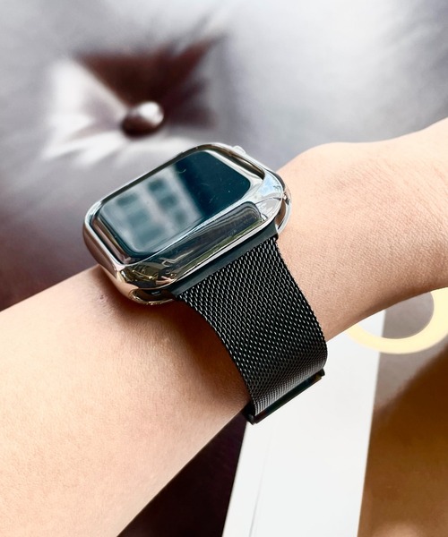 Me%（ミィパーセント）の「AppleWatchスリムメッシュバンド【UNISEX