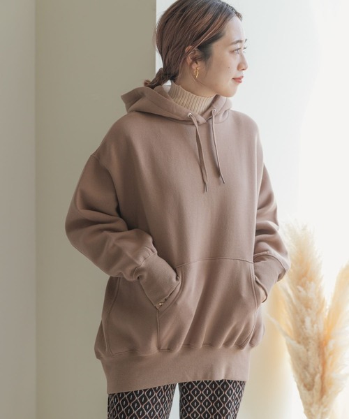 ITEMS URBANRESEARCH（アイテムズ アーバンリサーチ）の「ウラキモウパーカー（パーカー・レディース・ネイビー/ベージュ/ブラウン・FREE）」の2枚目の写真