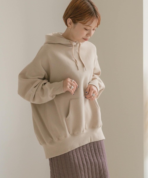 ITEMS URBANRESEARCH（アイテムズ アーバンリサーチ）の「ウラキモウパーカー（パーカー・レディース・ネイビー/ベージュ/ブラウン・FREE）」の4枚目の写真