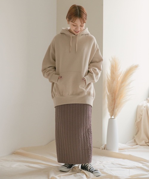 ITEMS URBANRESEARCH（アイテムズ アーバンリサーチ）の「ウラキモウパーカー（パーカー・レディース・ネイビー/ベージュ/ブラウン・FREE）」の8枚目の写真