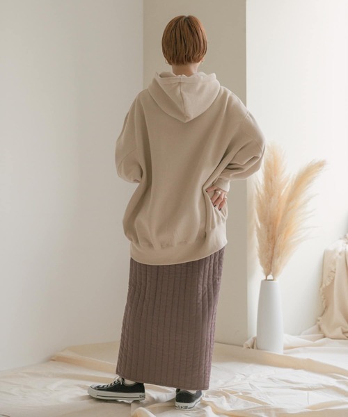 ITEMS URBANRESEARCH（アイテムズ アーバンリサーチ）の「ウラキモウパーカー（パーカー・レディース・ネイビー/ベージュ/ブラウン・FREE）」の10枚目の写真