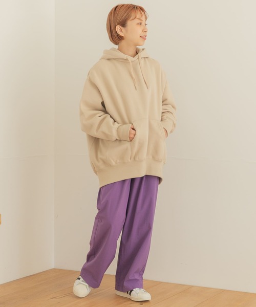 ITEMS URBANRESEARCH（アイテムズ アーバンリサーチ）の「ウラキモウパーカー（パーカー・レディース・ネイビー/ベージュ/ブラウン・FREE）」の15枚目の写真