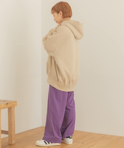 ITEMS URBANRESEARCH（アイテムズ アーバンリサーチ）の「ウラキモウパーカー（パーカー・レディース・ネイビー/ベージュ/ブラウン・FREE）」の16枚目の写真