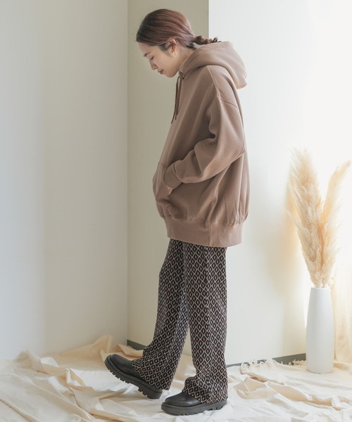 ITEMS URBANRESEARCH（アイテムズ アーバンリサーチ）の「ウラキモウパーカー（パーカー・レディース・ネイビー/ベージュ/ブラウン・FREE）」の22枚目の写真