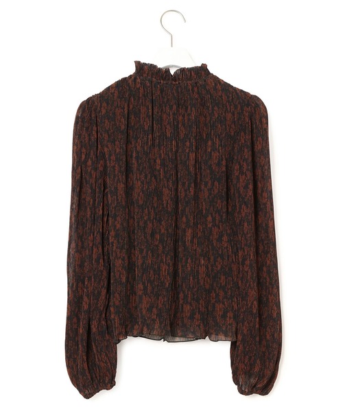 GANNI（ガニー）の「【GANNI】Pleated Georgette Blouse（シャツ/ブラウス・レディース・ブラウン・36）」の5枚目の写真
