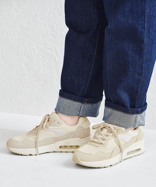 ORTR（オーアールティーアール）の「厚底エアスニーカー OT3717（スニーカー・レディース・ホワイト/ブラック・40/38/35/36/37/39）」の11枚目の写真