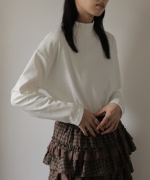 ハイネックシンプルカットソー