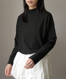 ハイネックシンプルカットソー