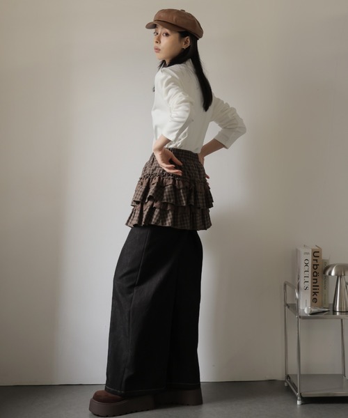 Ulysses（ユリシス）の「ハイネックシンプルカットソー（Tシャツ/カットソー・レディース・ホワイト/ブラック/グレー/ベージュ/ブラウン/ライトブラウン/ネイビー/ホワイト系その他/ブラック系その他・S/M/L）」の19枚目の写真