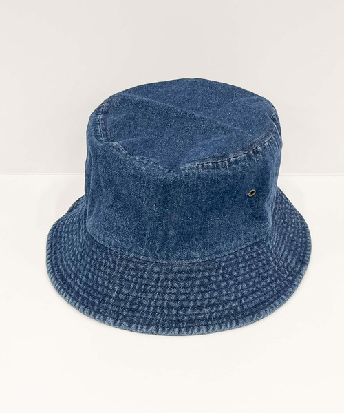 Purple&Yellow（パープルアンドイエロー）の「デニム バケットハット（ハット・メンズ・インディゴブルー/ブラック・FREE）」の3枚目の写真