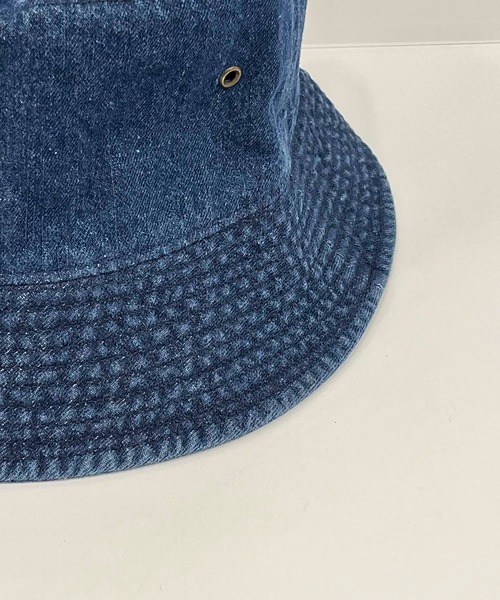 Purple&Yellow（パープルアンドイエロー）の「デニム バケットハット（ハット・メンズ・インディゴブルー/ブラック・FREE）」の5枚目の写真