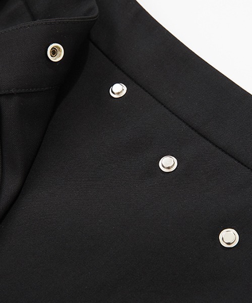 Fano Studios（ファノ ストゥディオズ）の「【Fano Studios】Asymmetry waist pleated skirt FD21B012（スカート・レディース・ブラック・L/M/S）」の13枚目の写真