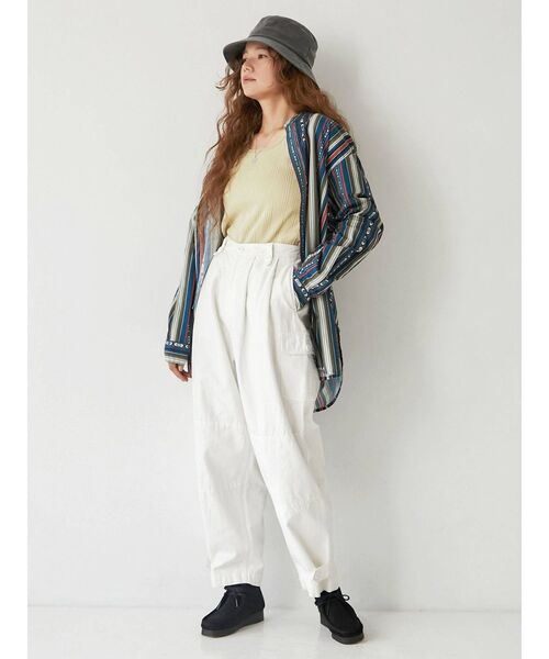 Ungrid(アングリッド)の「ランダムテレコタンクトップ(タンクトップ・レディース・オフホワイト/ブラック/ピンク/オレンジ/グリーン系その他/ブルー・FREE)」の14枚目の写真