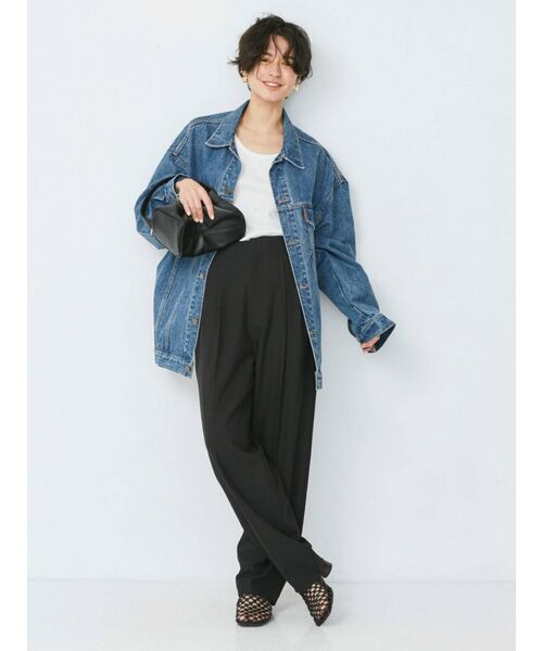 Ungrid(アングリッド)の「ランダムテレコタンクトップ(タンクトップ・レディース・オフホワイト/ブラック/ピンク/オレンジ/グリーン系その他/ブルー・FREE)」の17枚目の写真