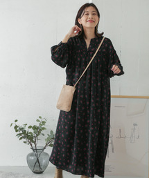 URBAN RESEARCH DOORS | フラワープリントワンピース(ワンピース)