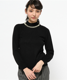 earth music&ecology | ・パールハイネックニットプルオーバー(ニット/セーター)