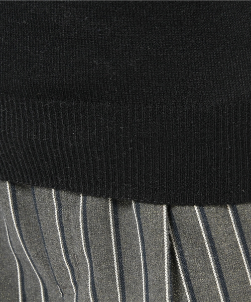 earth music&ecology(アースミュージックアンドエコロジー)の「・パールハイネックニットプルオーバー(ニット/セーター・レディース・アイボリー/杢グレー/ブラック/レッド/ネイビー/モスグリーン・SMALL/MEDIUM)」の12枚目の写真