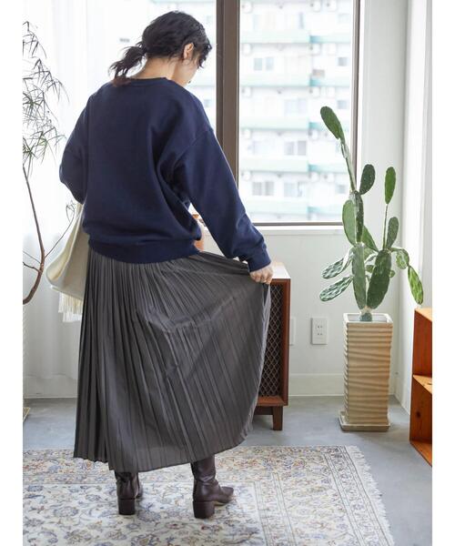 AMERICAN HOLIC（アメリカンホリック）の「ふんわりソフトプリーツスカート（スカート・レディース・ドット/モカ・L/M）」の14枚目の写真