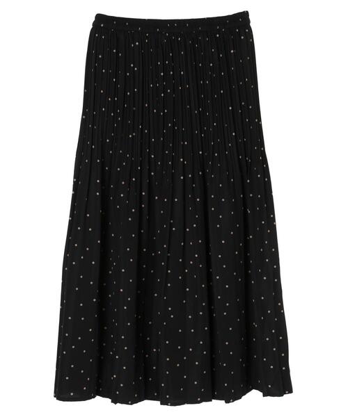 AMERICAN HOLIC（アメリカンホリック）の「ふんわりソフトプリーツスカート（スカート・レディース・ドット/モカ・L/M）」の12枚目の写真